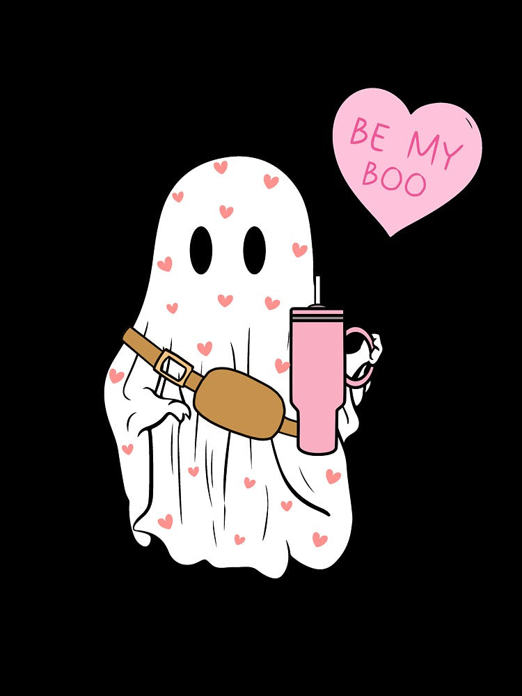 Be My Boo Ghost Valentine Boujee by GOODMORNING-ART