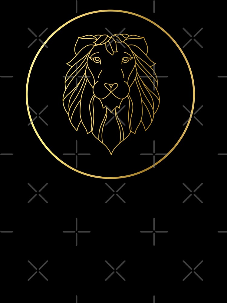 Leo Zodiac Art Gold by Felicity-K