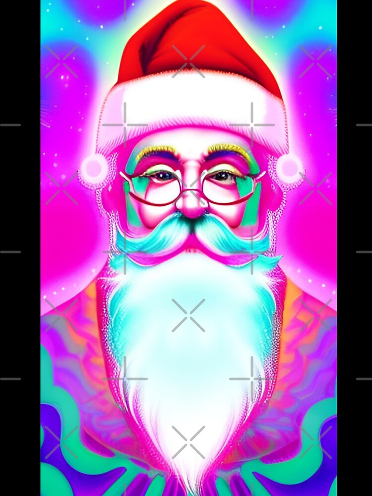 Vintage Pink Santa Claus by shirtkosa