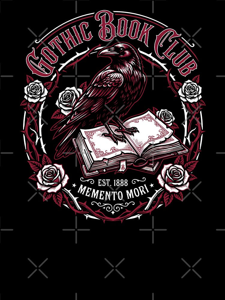Gothic Book Club Raven Memento Mori by SplashTastic