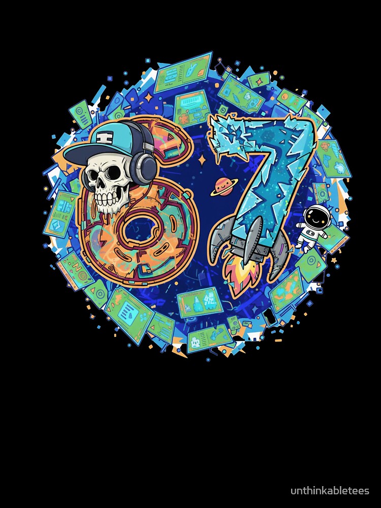 Fun & Trendy “Six Seven” Kids Design by unthinkabletees