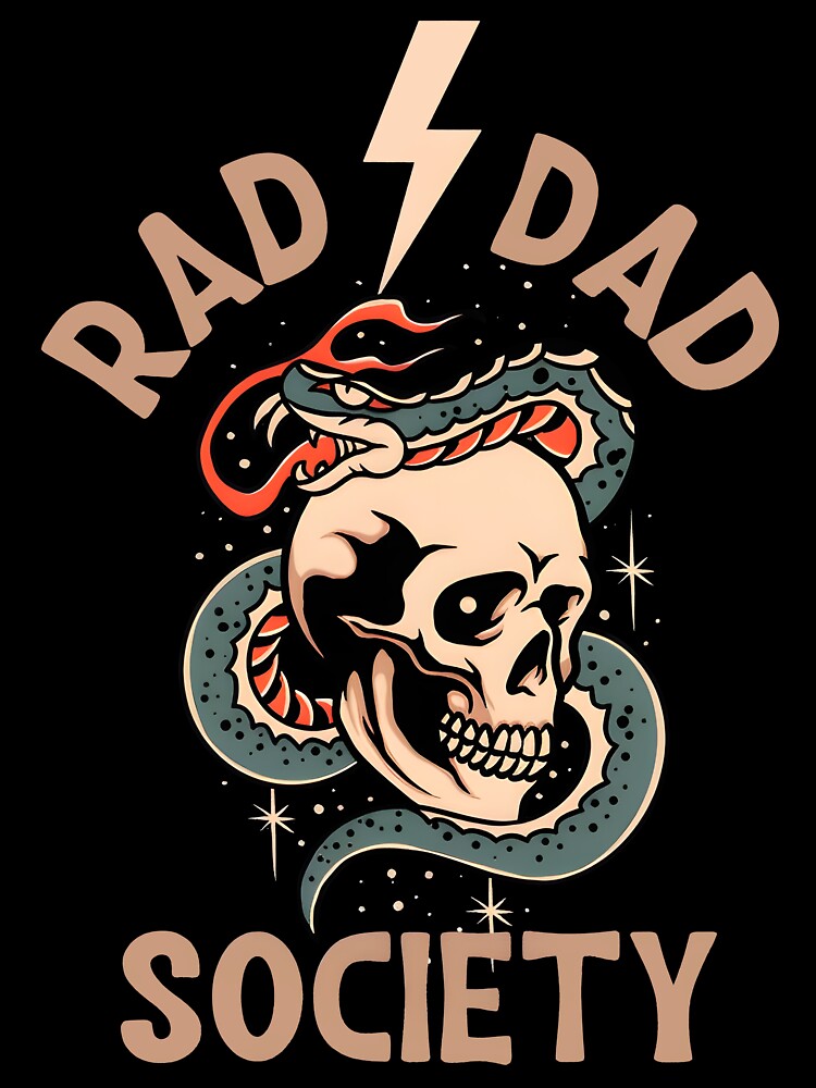Rad Dad Society T-Shirt, Cool Dad Club, Dad Life Tee, First Fathers Day Present, Dad of Girls, Papa Of Boys, Gift For Husband, Daddy T-shirt by YubitaLeLe