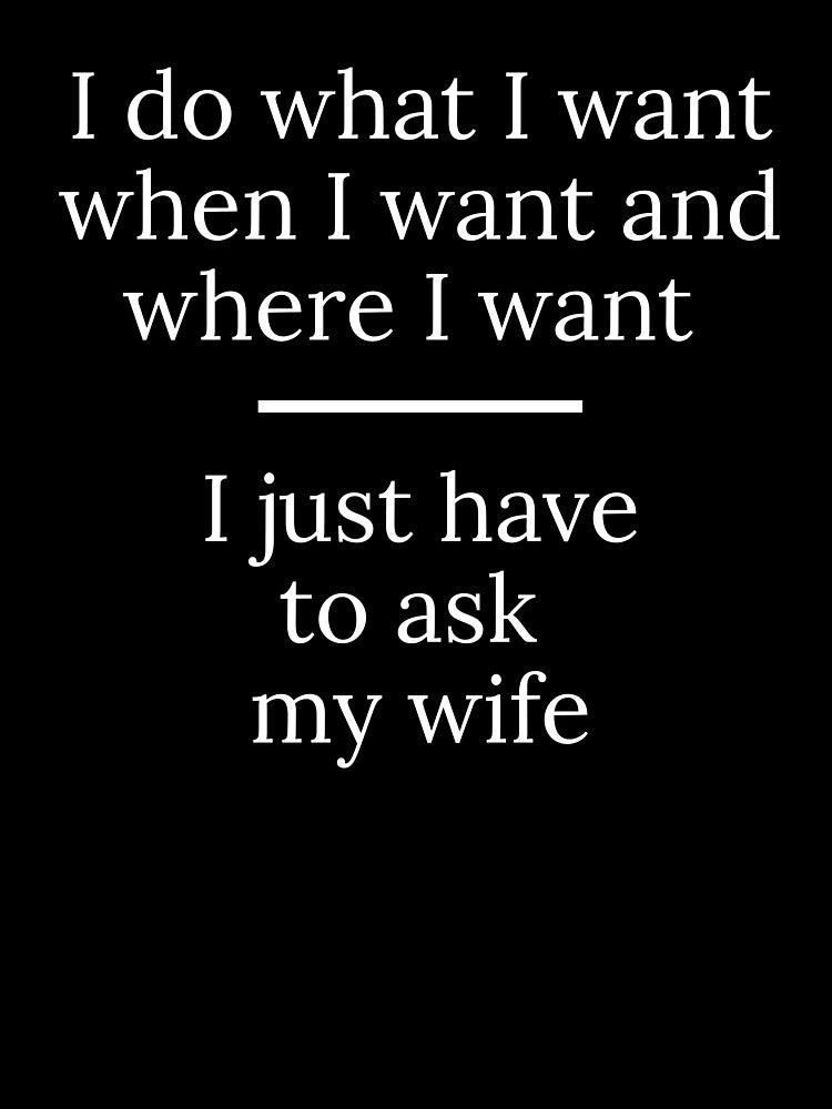 Funny Husband Quote – Marriage Humor Typography Design by MargaretaArt