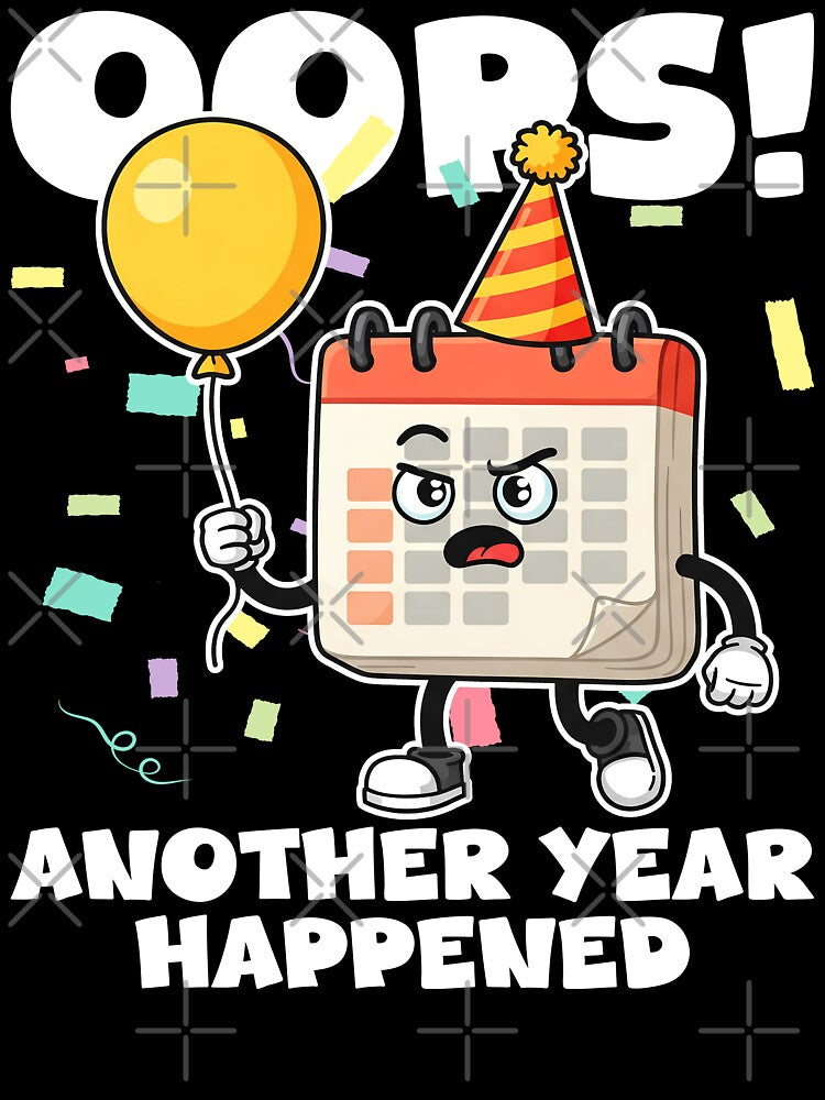 OOPS! ANOTHER YEAR HAPPENED - HAPPY BIRTHDAY GIFT by KEF Custom