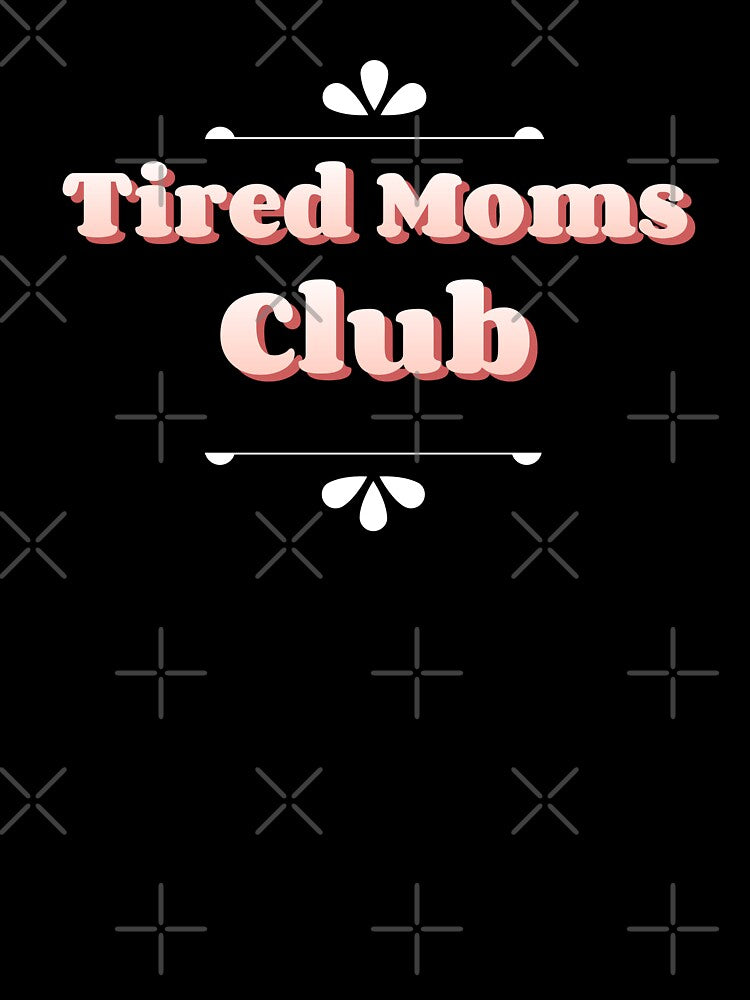 Tired Mom Life | It's A Thing | Funny Exhausted Mom Shirt Retro Tired Moms Club Tee by RandisTees
