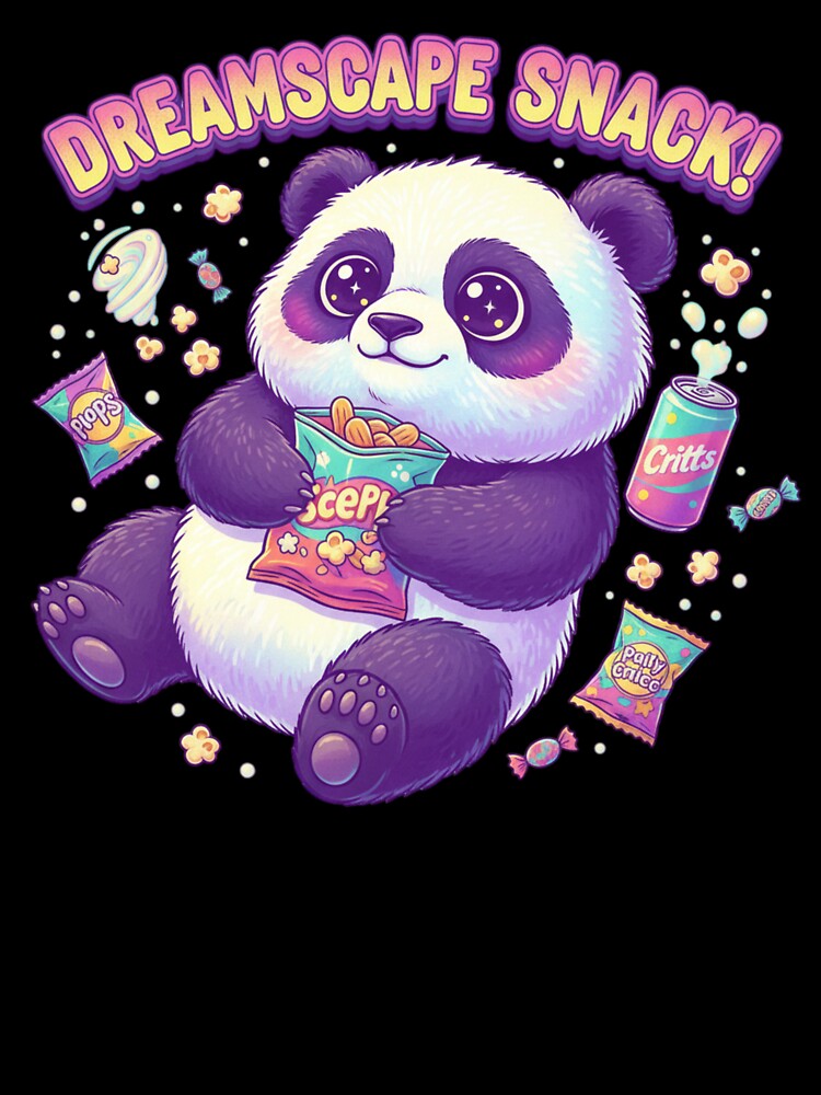 Dreamscape Snack! Popcorn Panda by Dano-Designs
