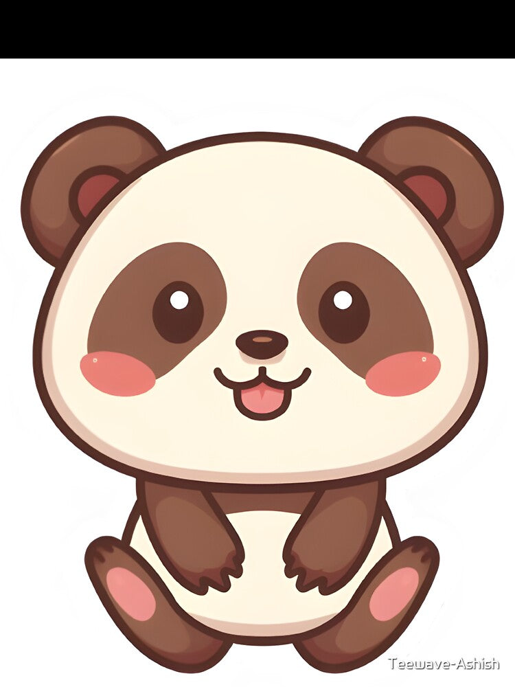 Zen Panda in Bamboo Forest by Teewave-Ashish