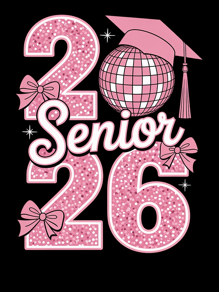 Senior 2026 Coquette Bow Graduation Class of 2026 by Rrettgison