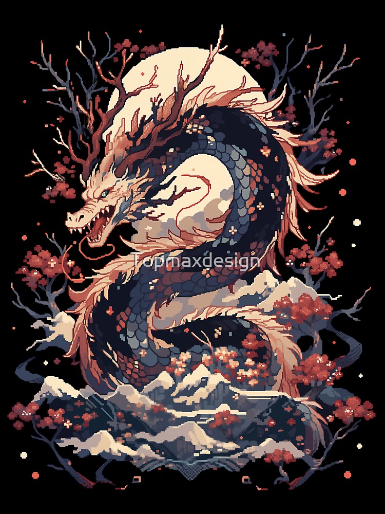 Art Vintage Dragon by Topmaxdesign