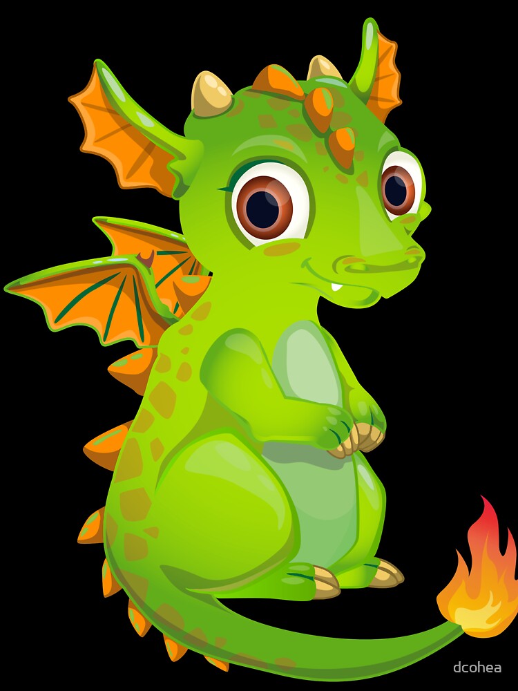 Shy Young Dragon by dcohea