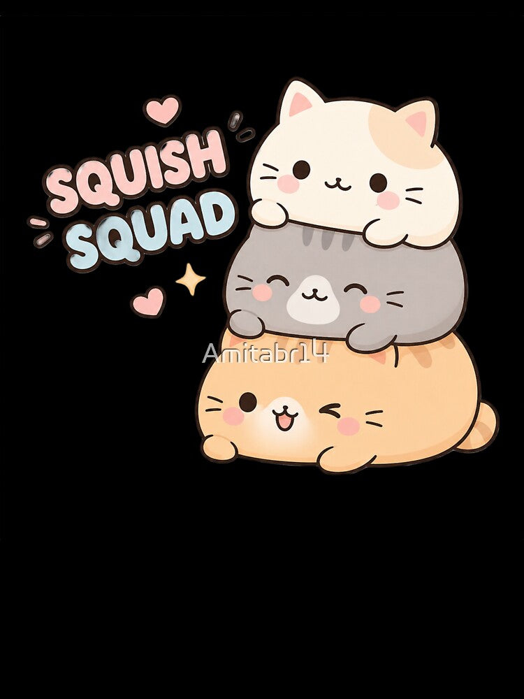 Cute Panda Pile Kawaii Stacked Pandas Cartoon T-Shirt by Amitabr14