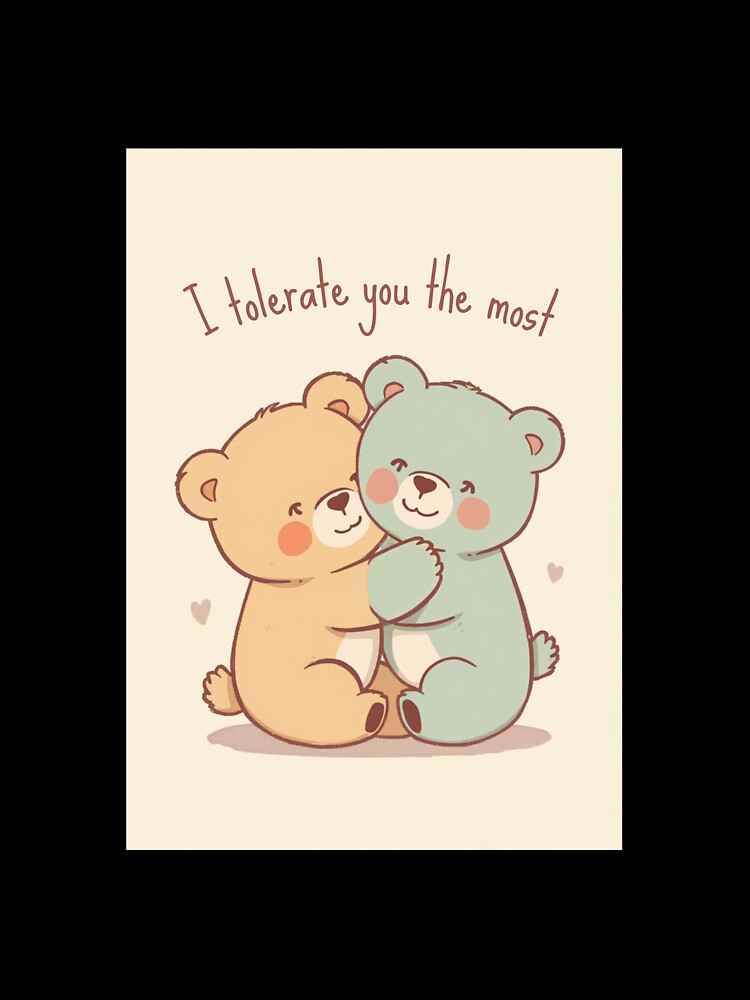 Cute Bear Couple by SoftMoon