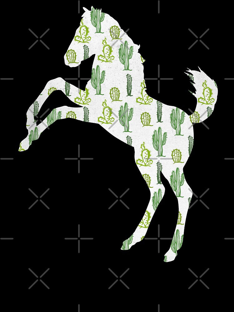 Mustang Horse Cactus Pattern by SoccaTamam