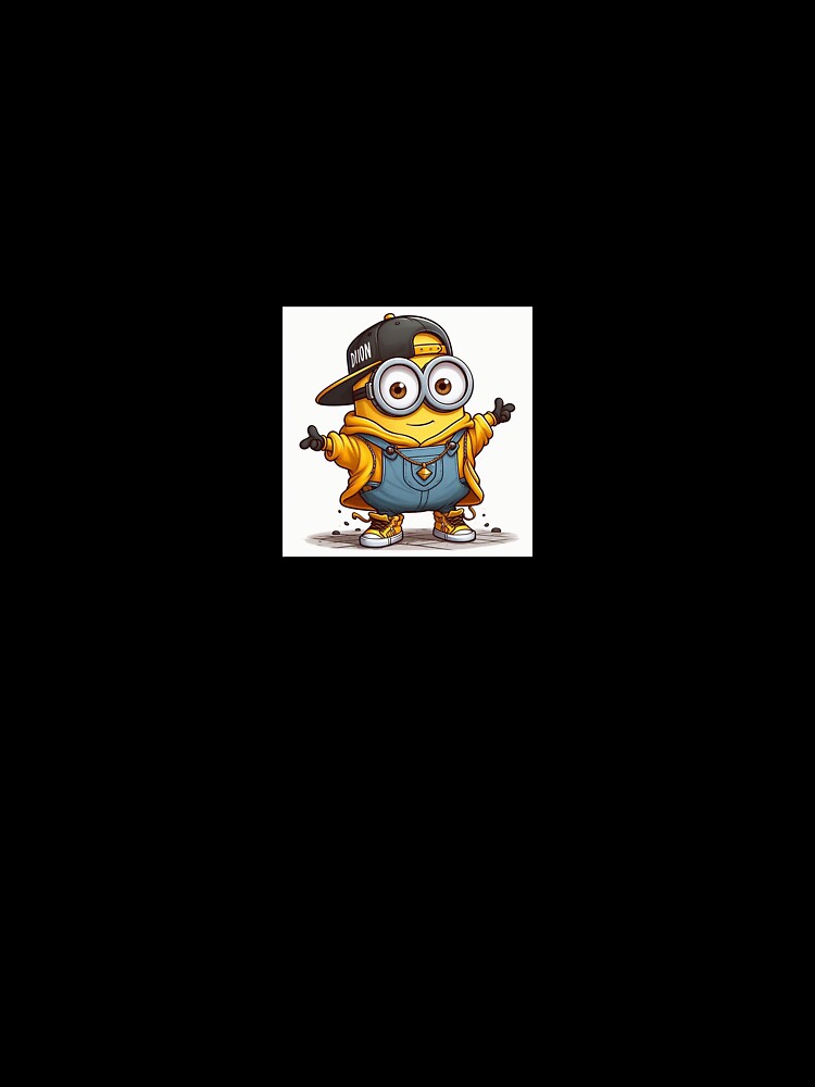 Minion in swag cute sticker by MoodByte