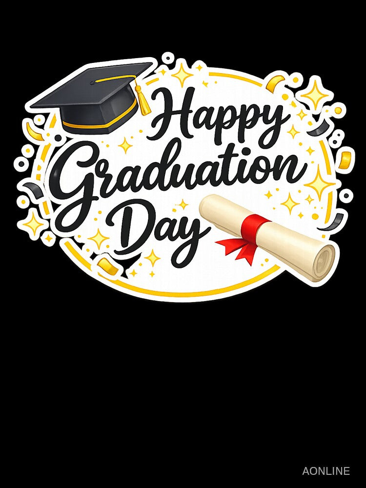 Modern Happy Graduation Day Celebration Design by AONLINE