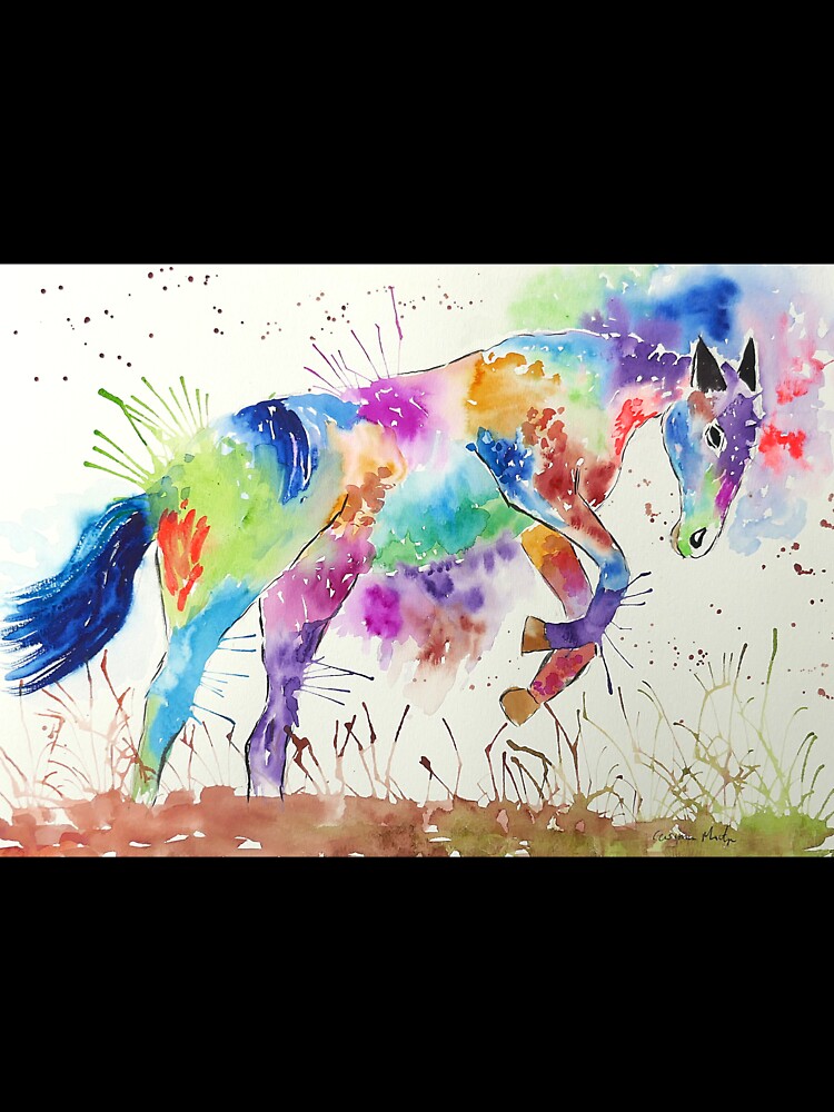 The Colourful Leaping Horse by Casimirasart