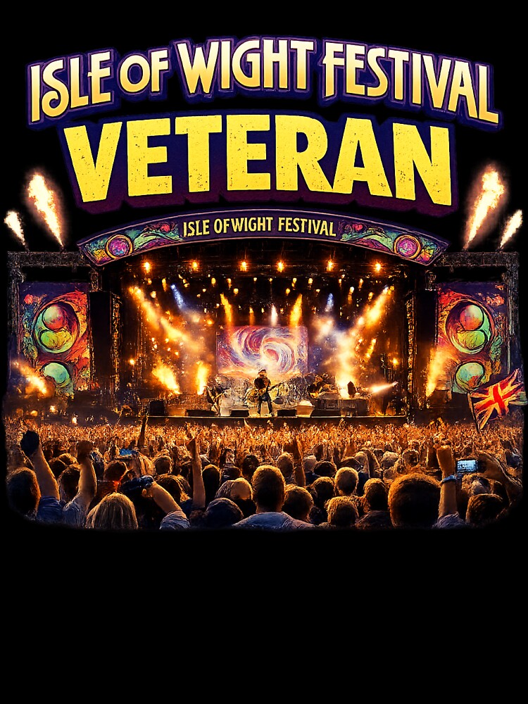 Isle of Wight Festival Veteran – UK Music Festival Crowd Design by GarnerSupplyCo