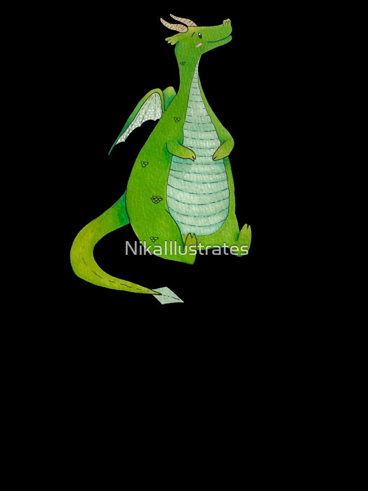 Cute Dragon Illustration by NikaIllustrates