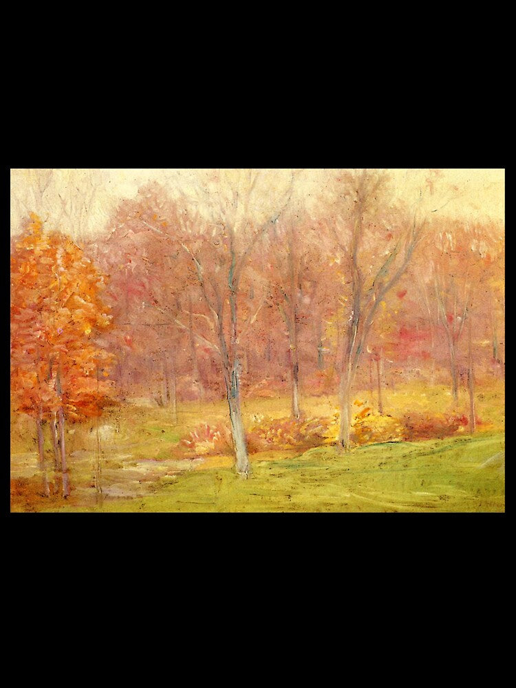 Vintage Fall Forest Painting by BravuraMedia
