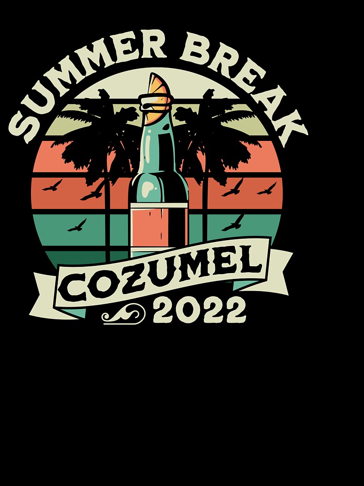 Cozumel Beach Mexico Summer Vacation Palm Trees Sunset Classic by Hema Thilakaratne