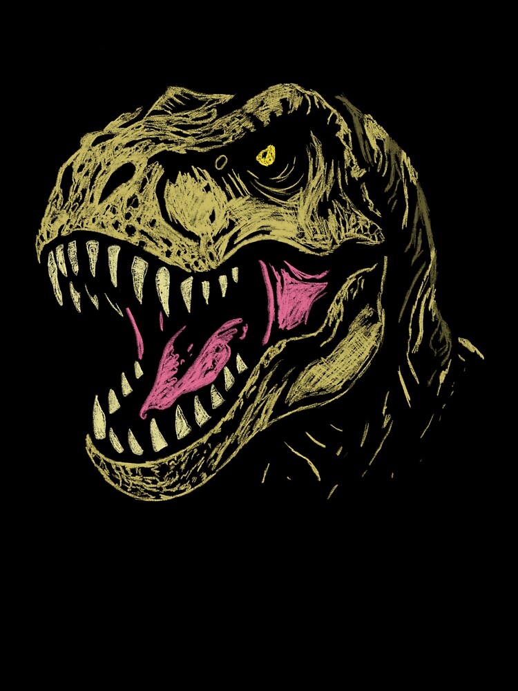 T-Rex Scratchy Style by ChunkByChunk