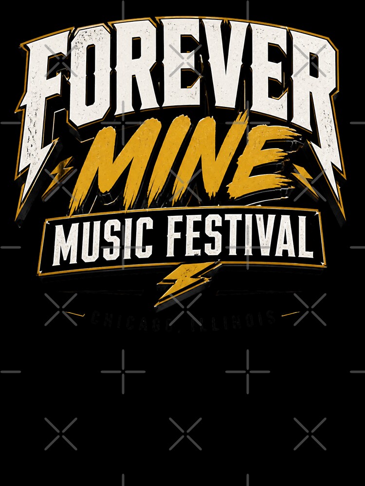 Forever Mine Music Festival Chicago Design by Combat Skies