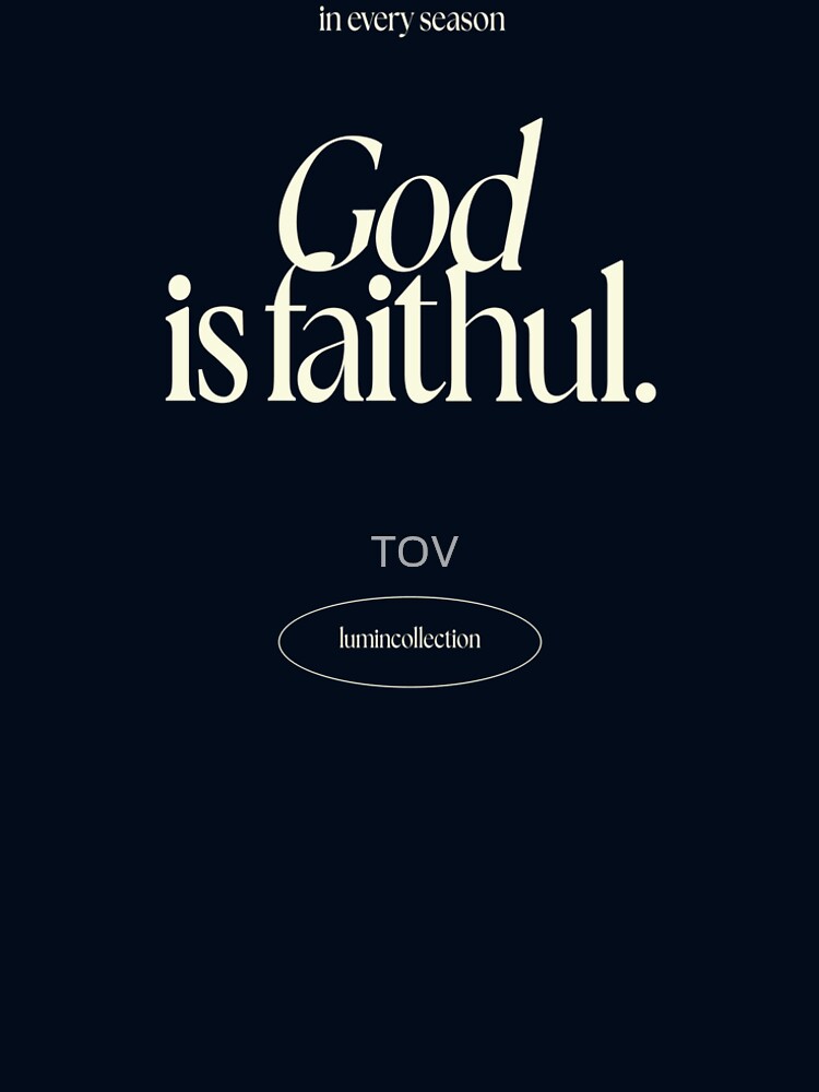 Dios es faithful Christian Quote Faith Design Spanish Religious Typography God is Faithful by TOV