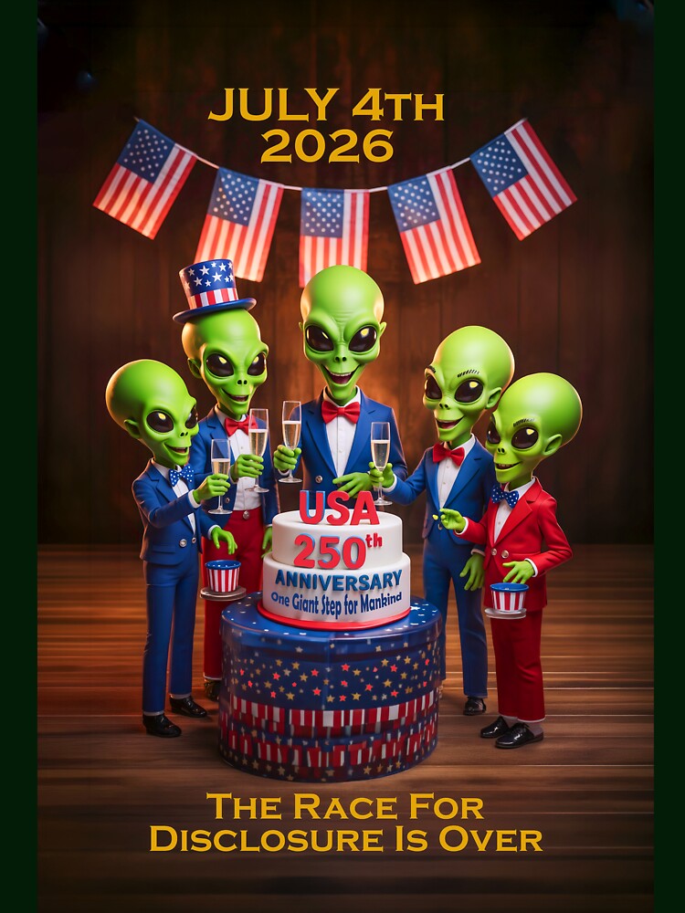 250th Anniversary 1776 to July 4th 2026 - The Aliens Race For Disclosure Is Over by DBM Photo Art 1