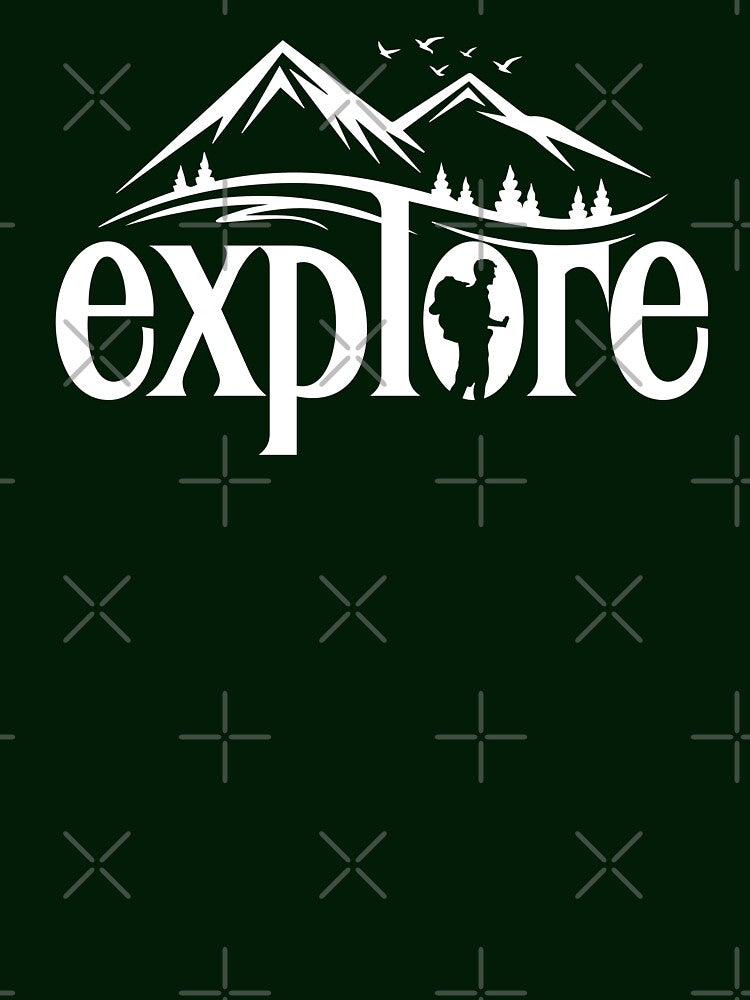 Explore Mountain Adventure Wanderlust Nature Design by teeperfect