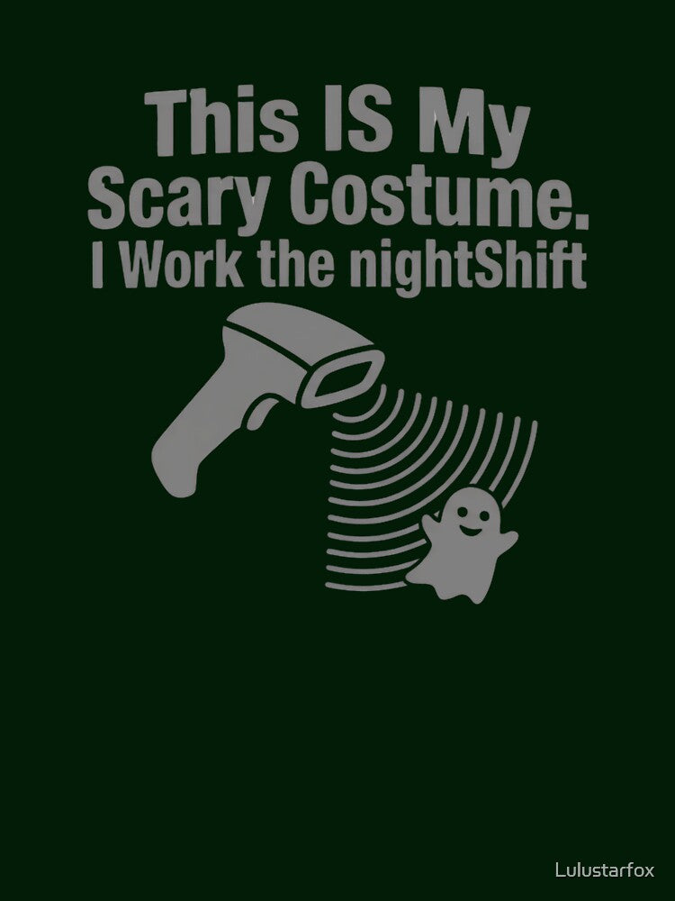 This Is My Scary Costume Night Shift Halloween Cashier funny cashier gift by Lulustarfox