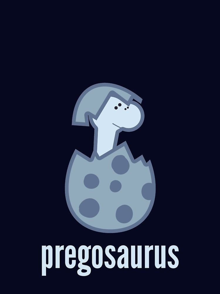 Pregosaurus Shirt - Baby Dinosaur T-Shirt by DoggyStyles