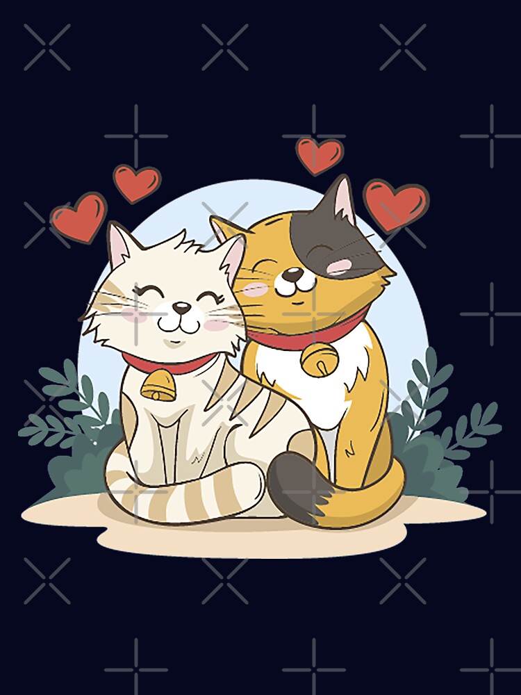 Cute couple cats by Samadi style