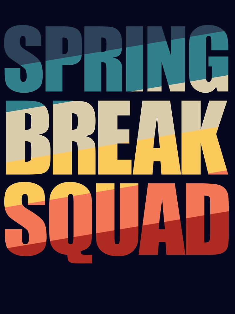 Spring Break Squad Retro Spring Break Gear by DynamicDesign