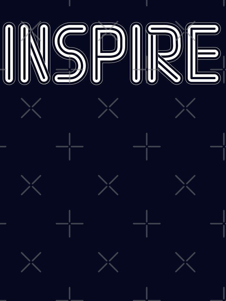 White Inspire Line Typography by Designhub1000
