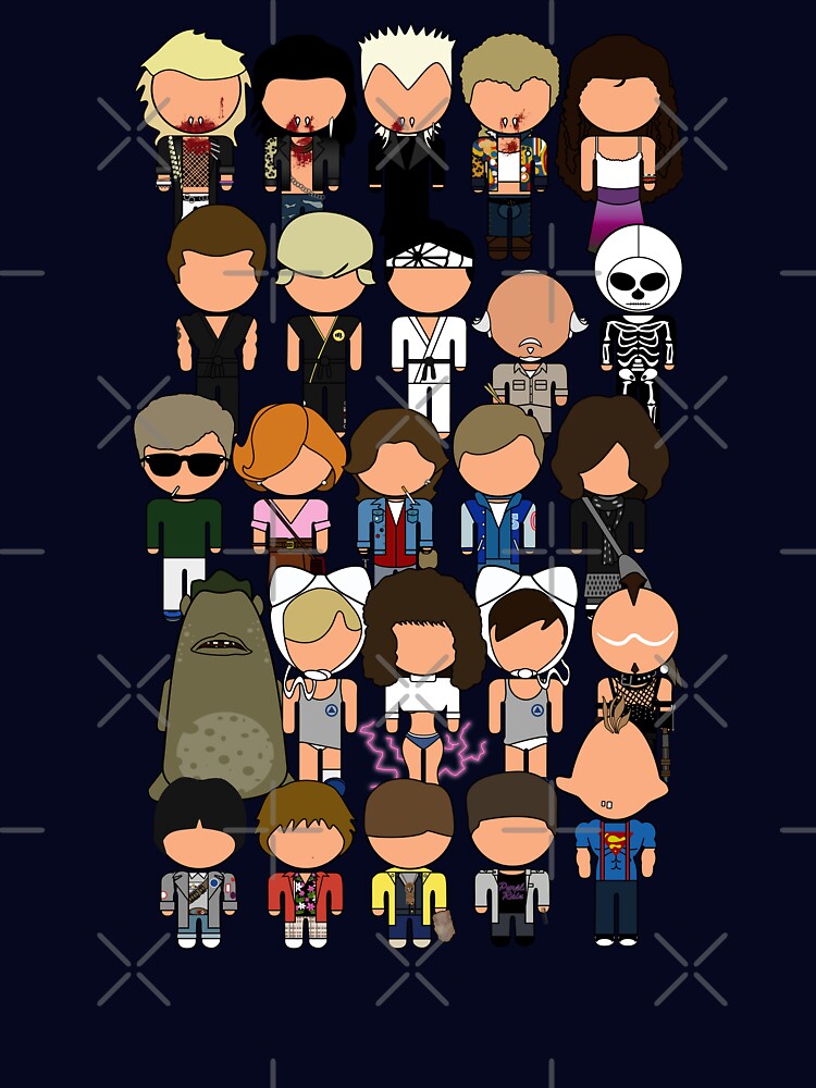 Awesome 80s Movie Icons - "Vector-Eds" by TwistedKoala
