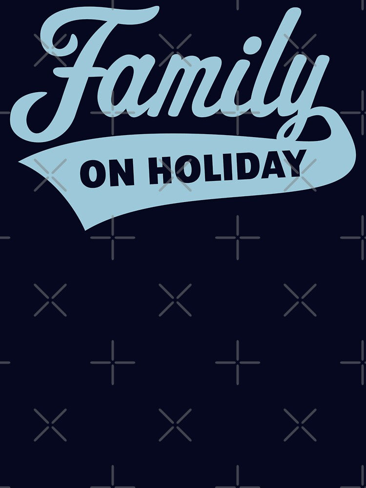 Family On Holiday (Family Vacation / Sky Blue) by MrFaulbaum