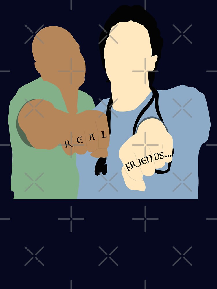Scrubs Turk & JD - Fake Doctors, Real Friends by thisisartnstuff