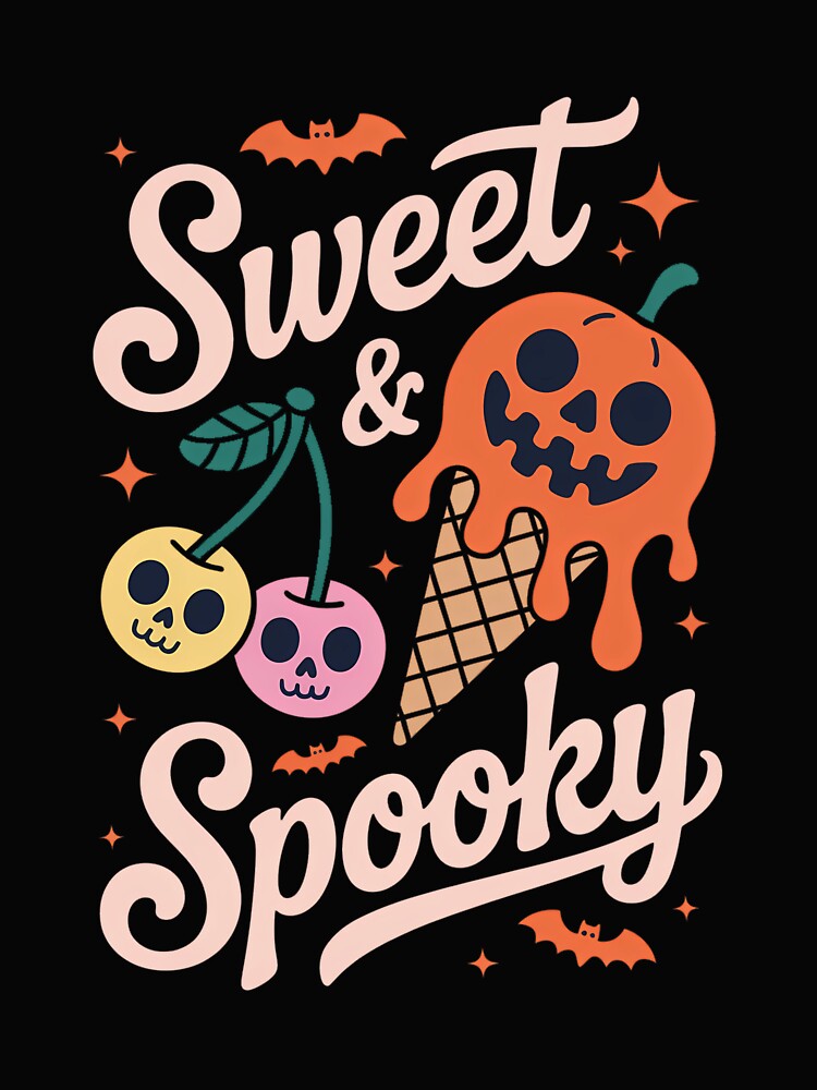 Sweet and Spooky Halloween Ice Cream Spooky Season by PunkNation-Arts