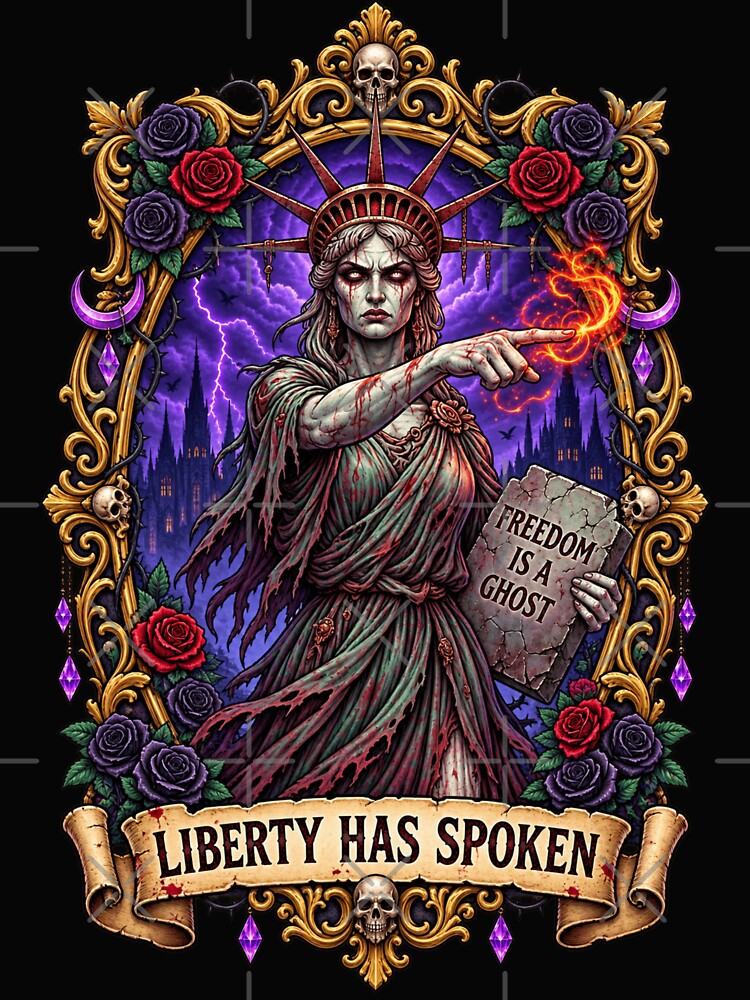 Liberty Has Spoken Gothic Statue by DADINE4