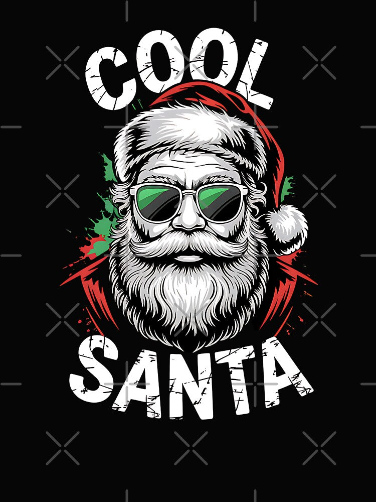Cool Santa – Hipster Retro Sunglasses Grunge Holiday Fun by Taans-Creation
