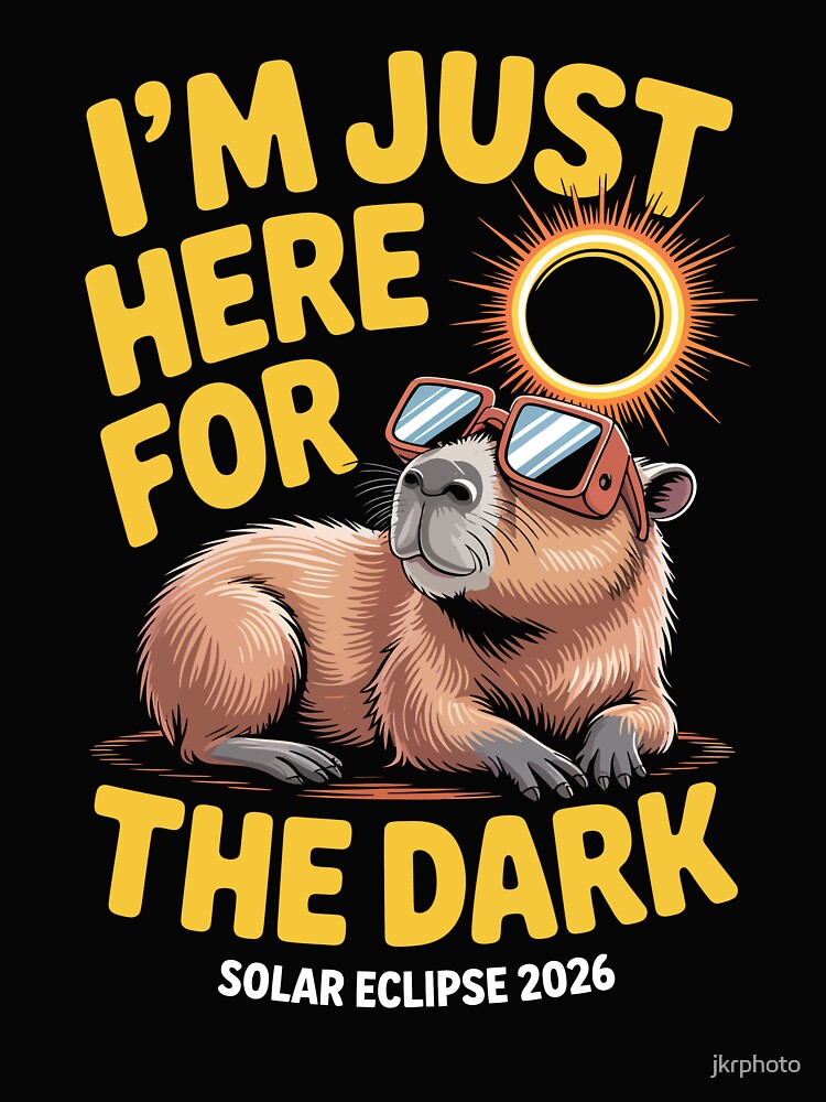 I’M JUST HERE FOR THE DARK – SOLAR ECLIPSE 2026 by jkrphoto