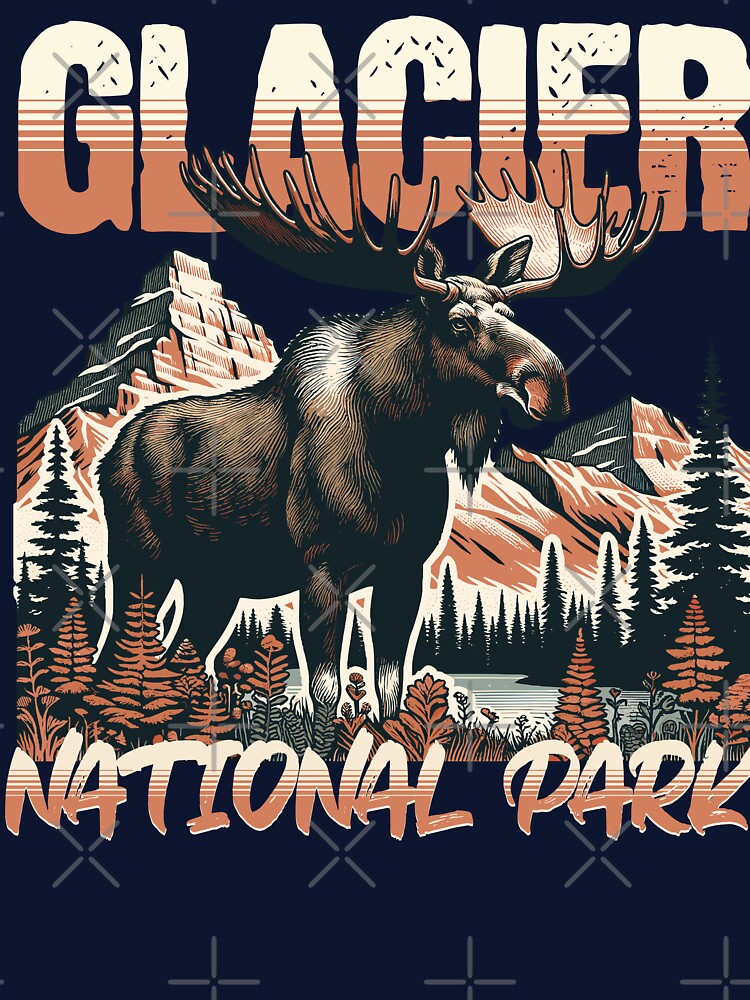 Moose Glacier National Park by RayCrimson