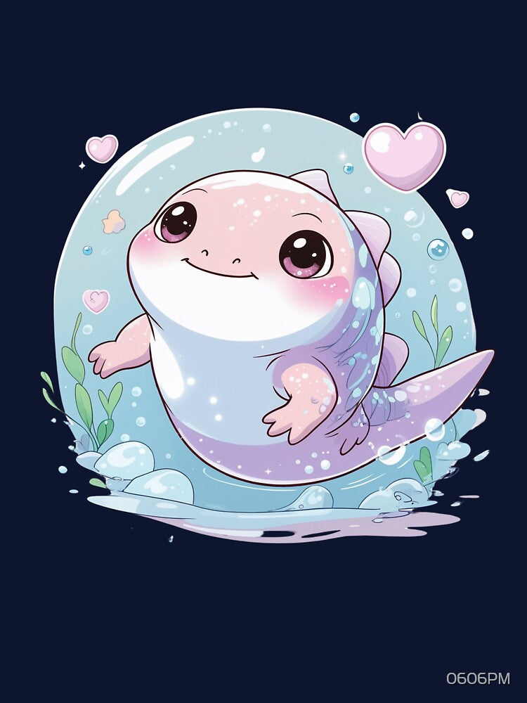Cute Axolotl Aesthetic – Kawaii Water Baby by 0606PM