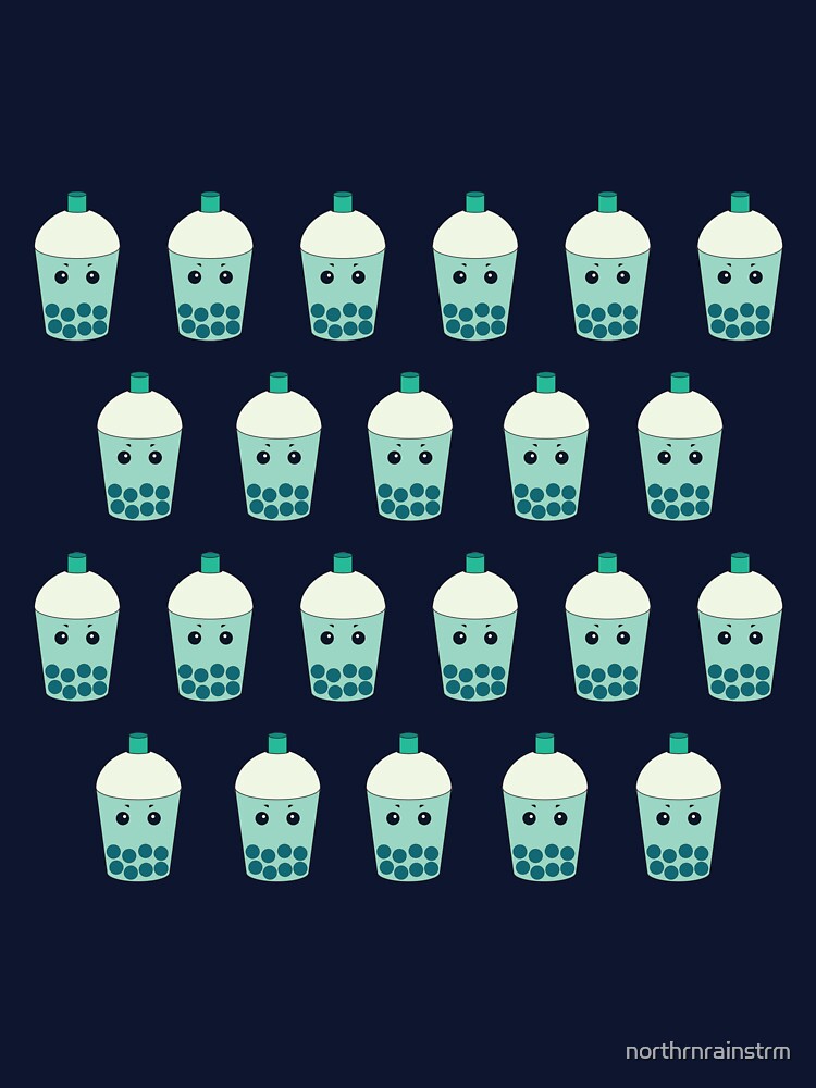 Repeated Bubble Tea Design by northrnrainstrm