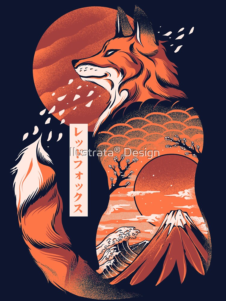 Japanese fox by Ilustrata®