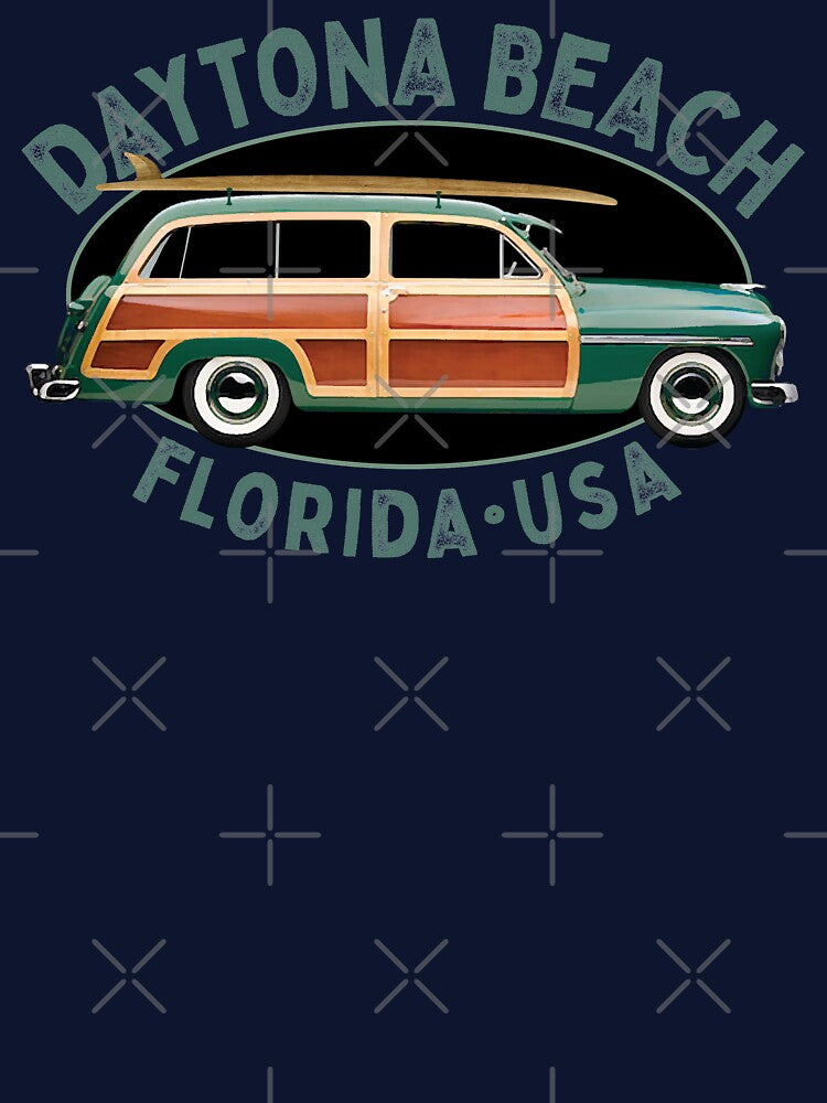 Daytona Beach Florida vintage surfing by Futurebeachbum