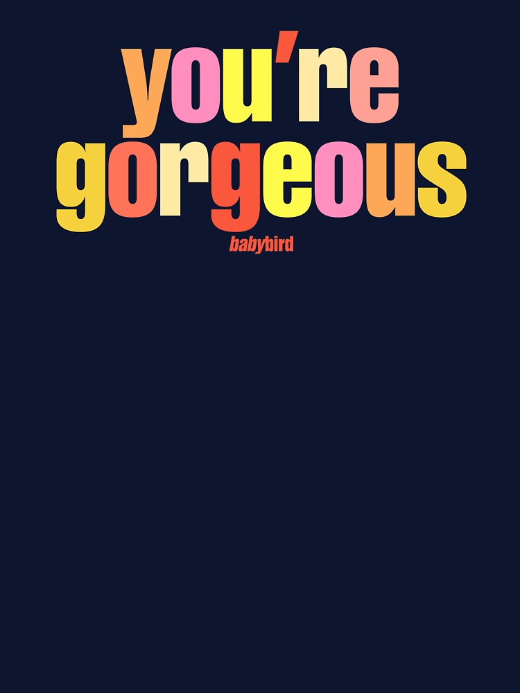 Babybird, Baby bird, You're Gorgeous, Goodnight, Candy Girl, Ugly Beautiful, Britpop, Vintage by ElasticaShirts