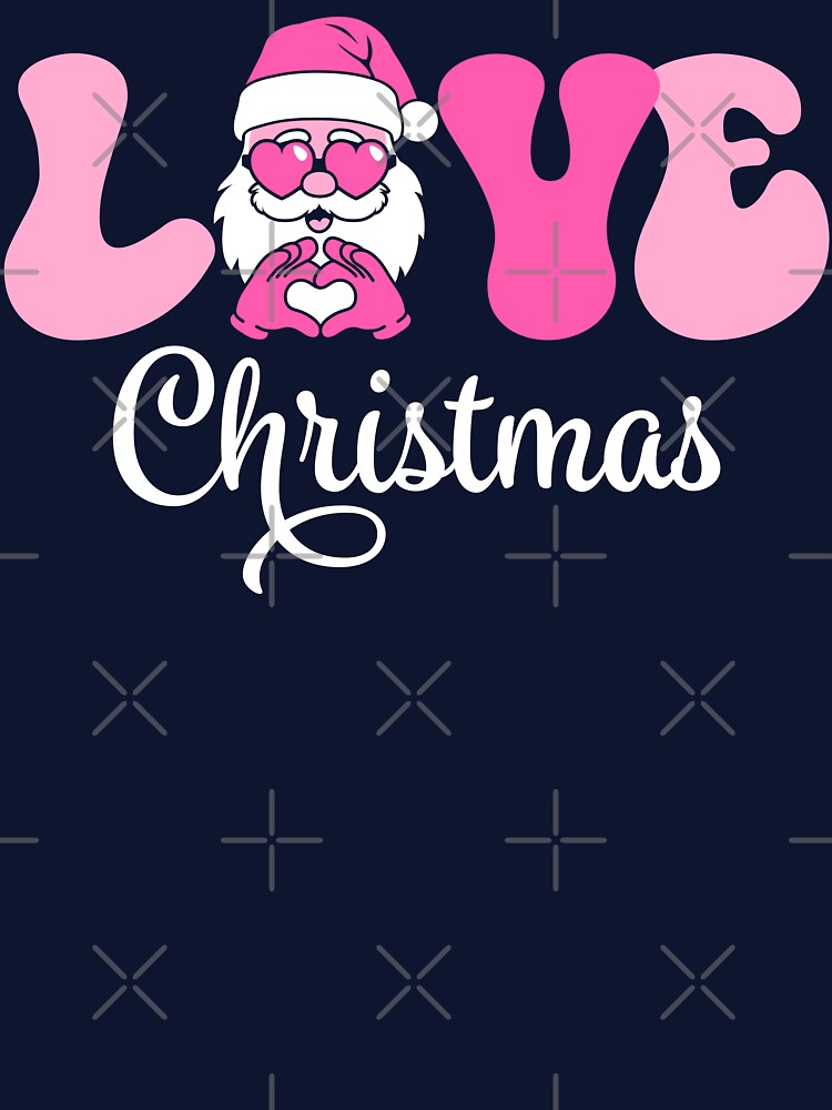 Love Christmas Retro Pink Christmas by hobbybox