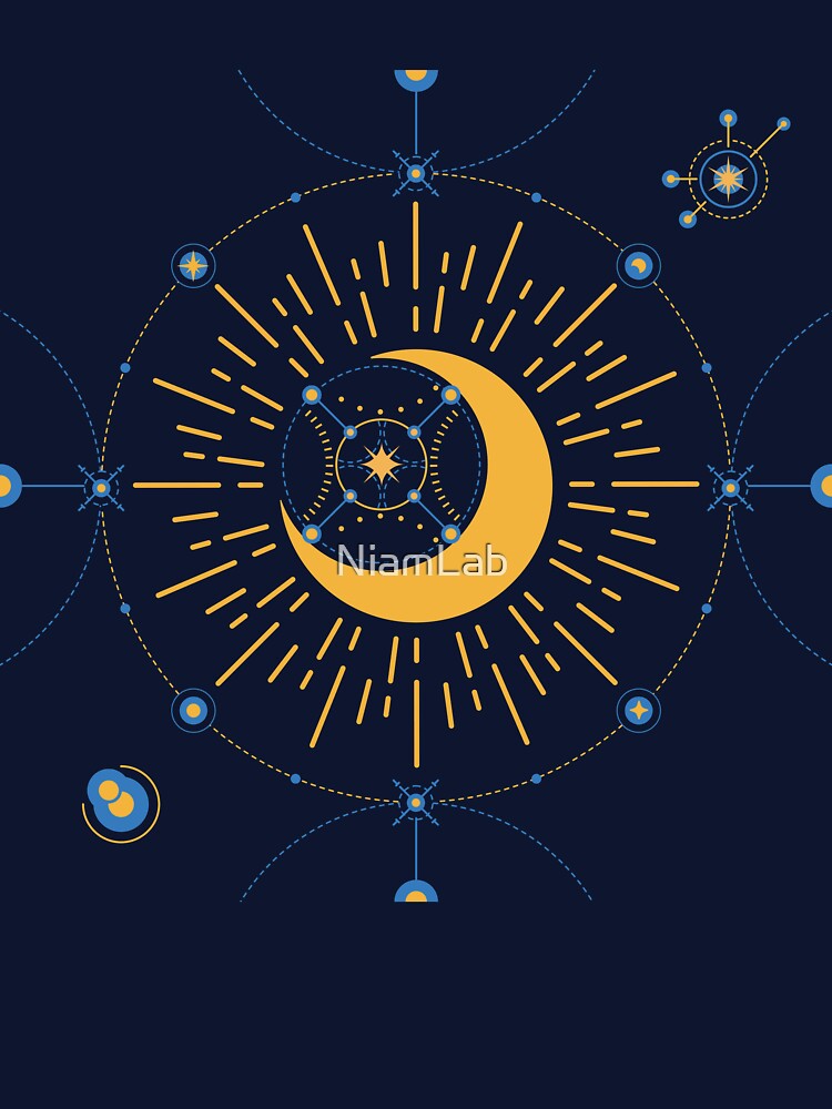 moon tarot card astrology by NiamLab