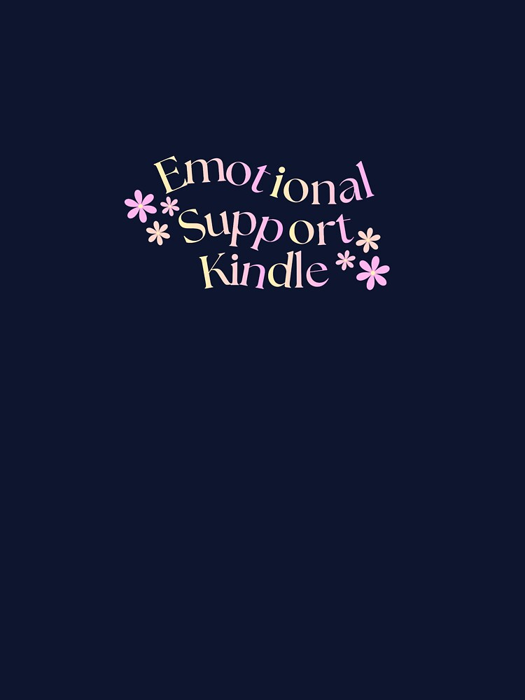 Emotional Support Kindle Sticker | Book Lover Aesthetic by CosmicCritterCorp